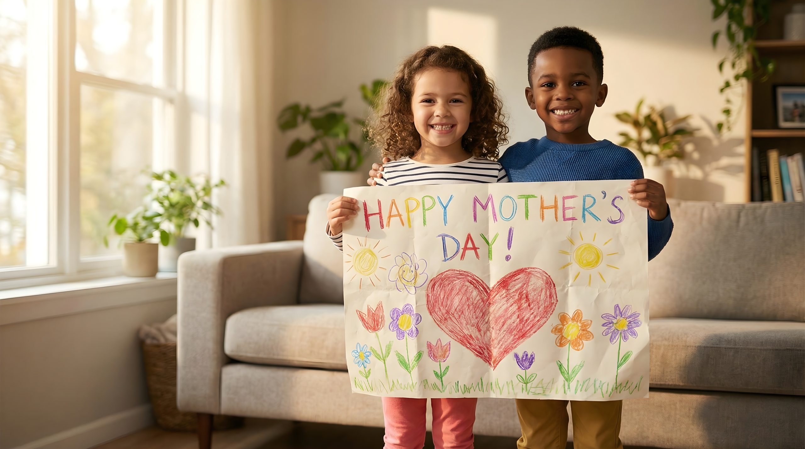 High Quality Mother’s Day Card 3D Poster for Design
