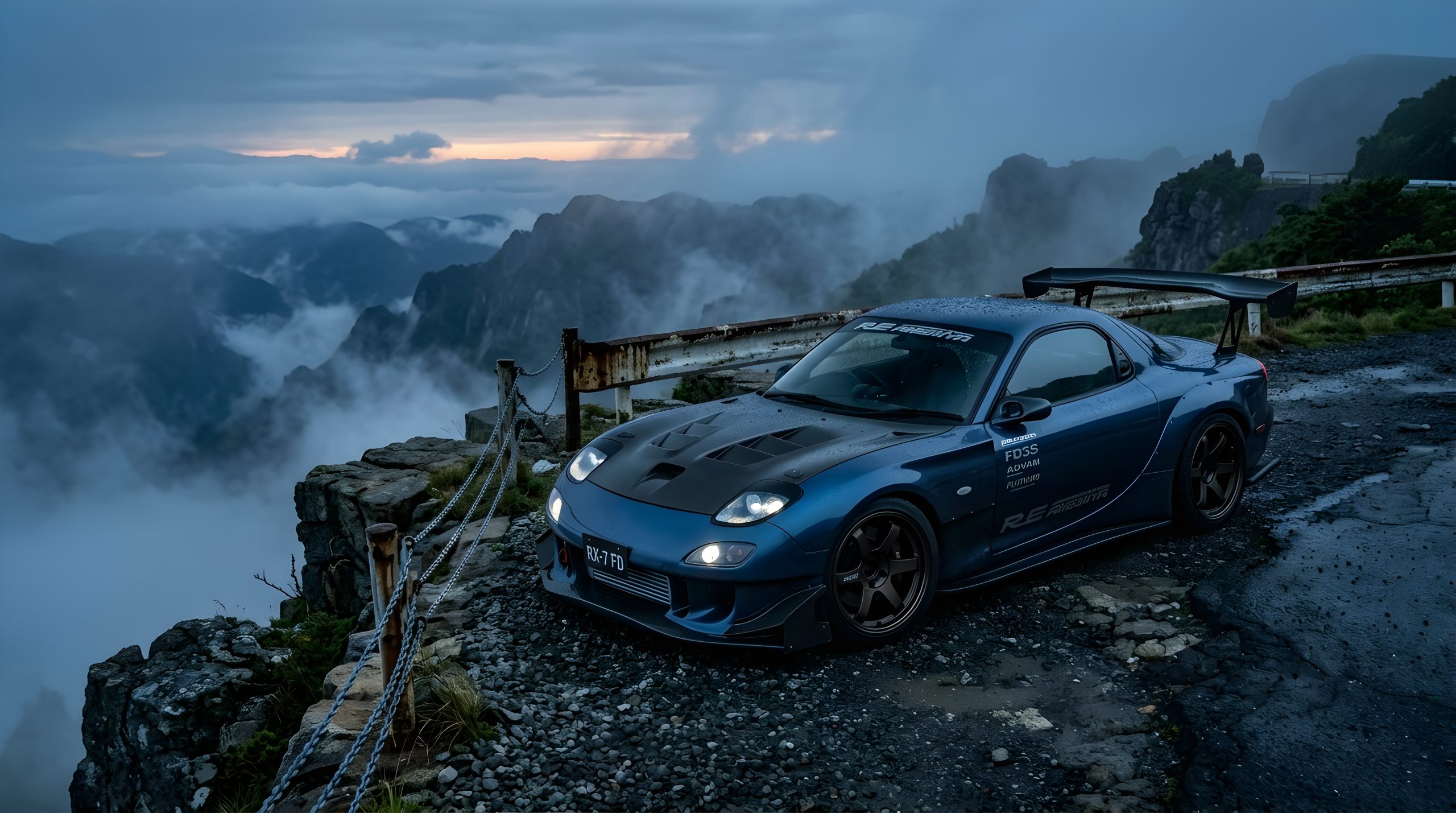 Blue Mazda RX-7 FD wallpaper: Top 100% Cinematic JDM Asset for 2026