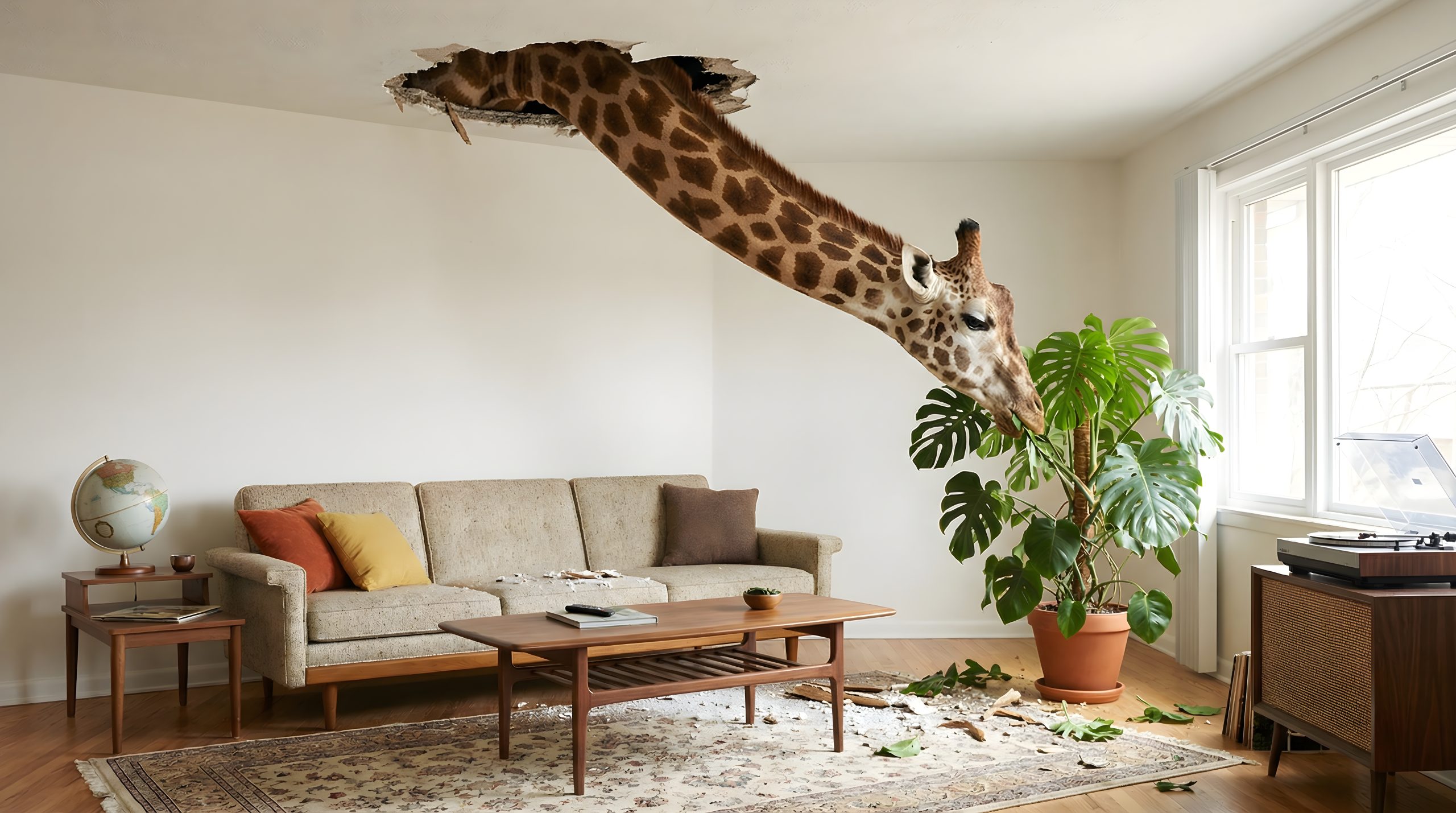 High Quality Giraffe Interior Decor For Stunning 3D Design