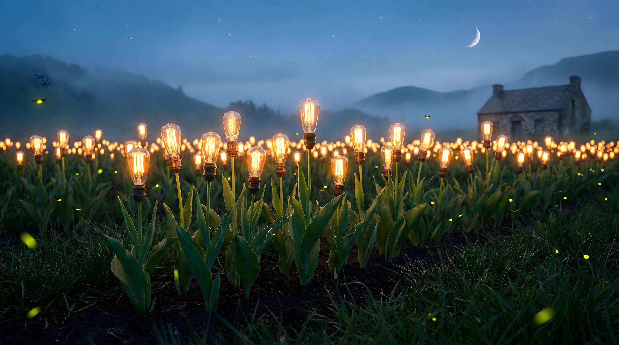 High Quality Incredible Glowing Bulb Garden for Creative Design