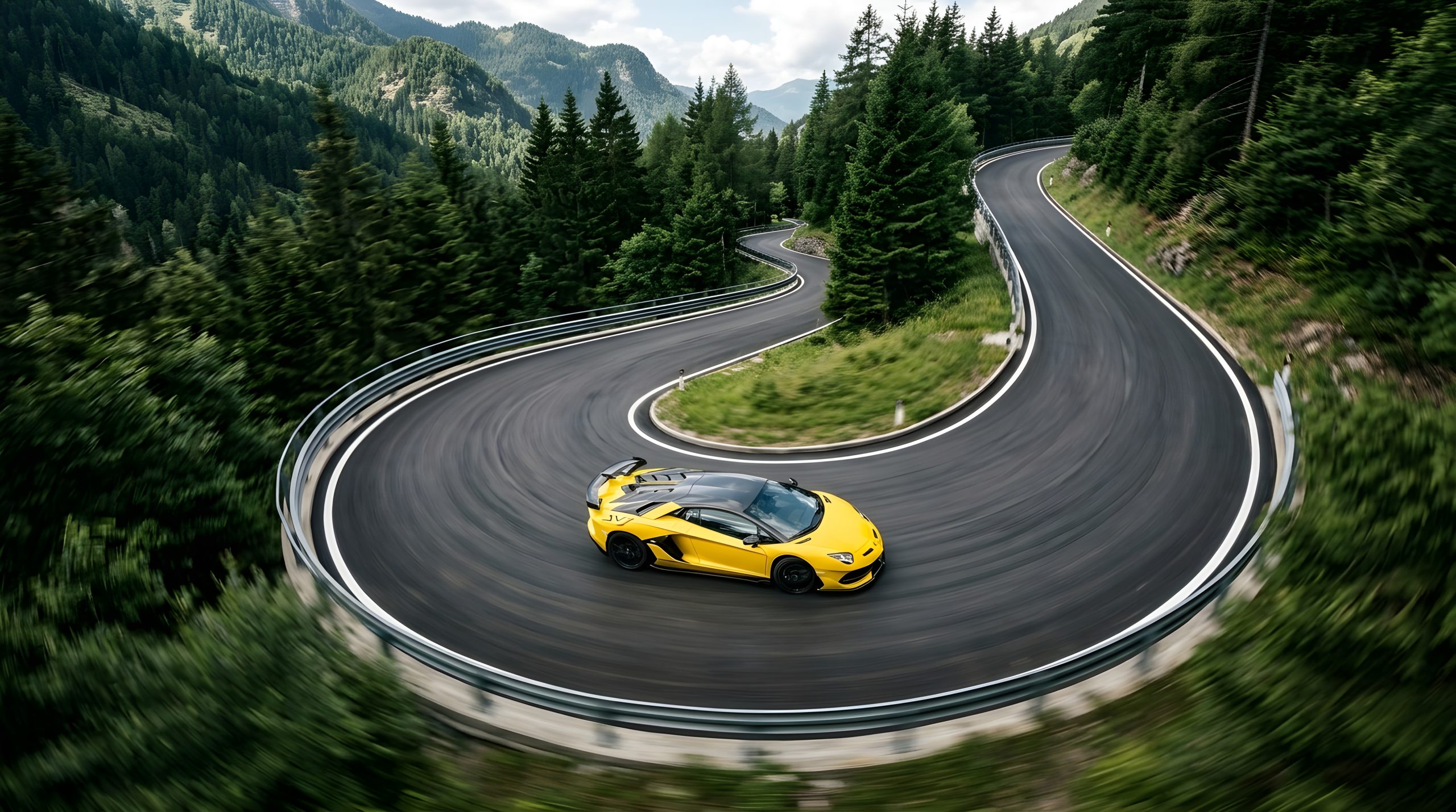 Yellow Lamborghini Road: Top 100% High Performance Asset 2026