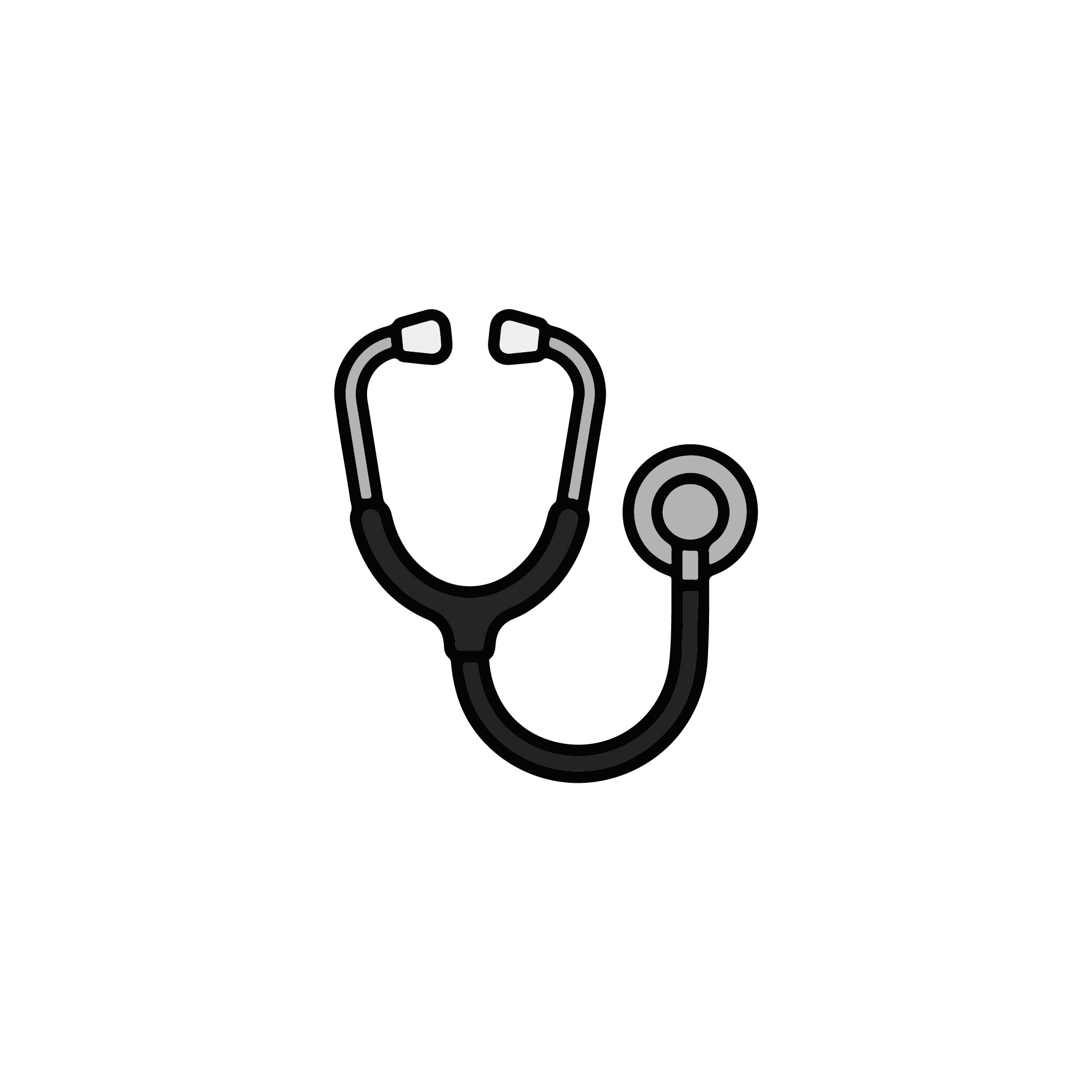Stethoscope Vector Icon With A Unique And Simple 2D Design