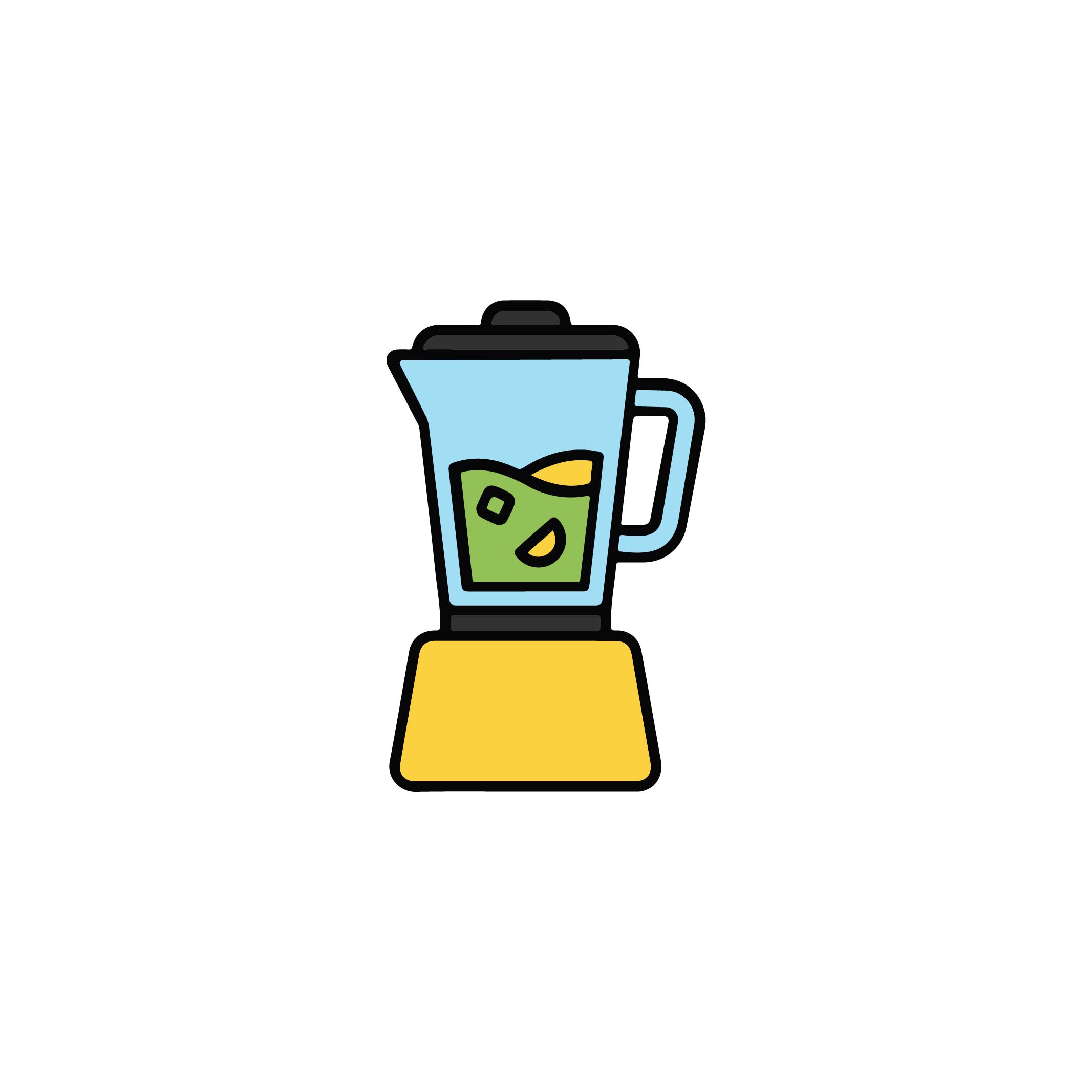 Blender Vector Icon With A Unique And Simple 2D Design