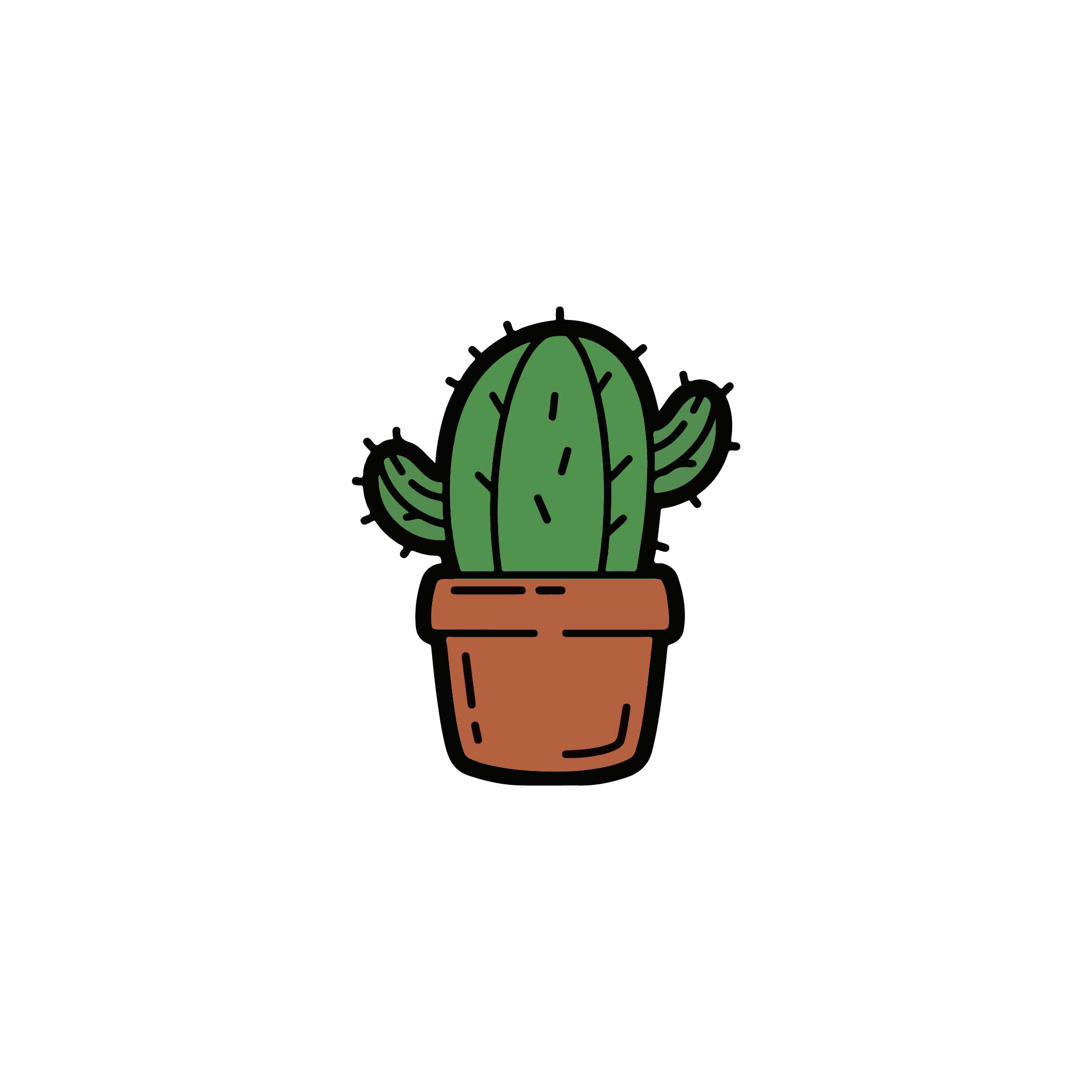 potted cactus icon: Top High Quality Vector for 2026