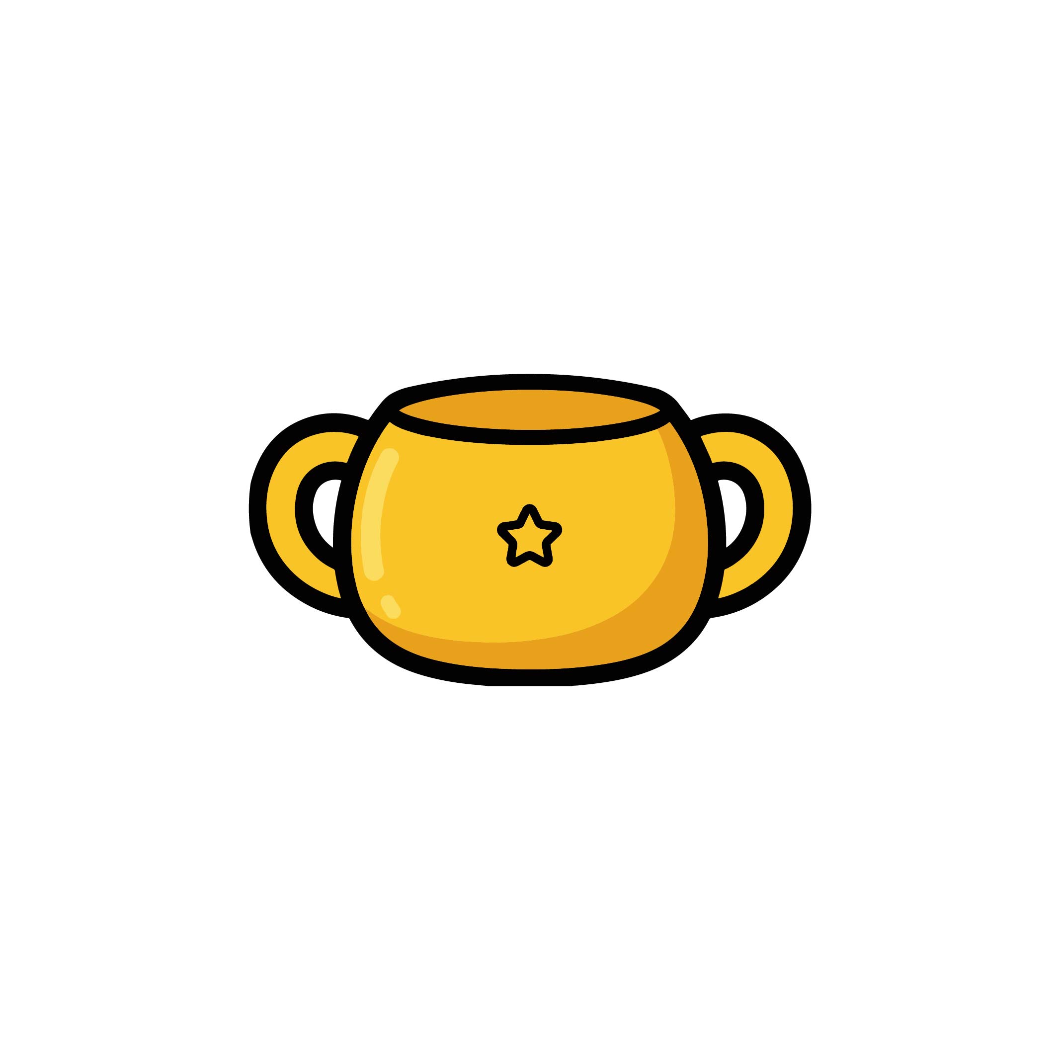 Gold trophy icon: Top 100% Creative Vector for 2026