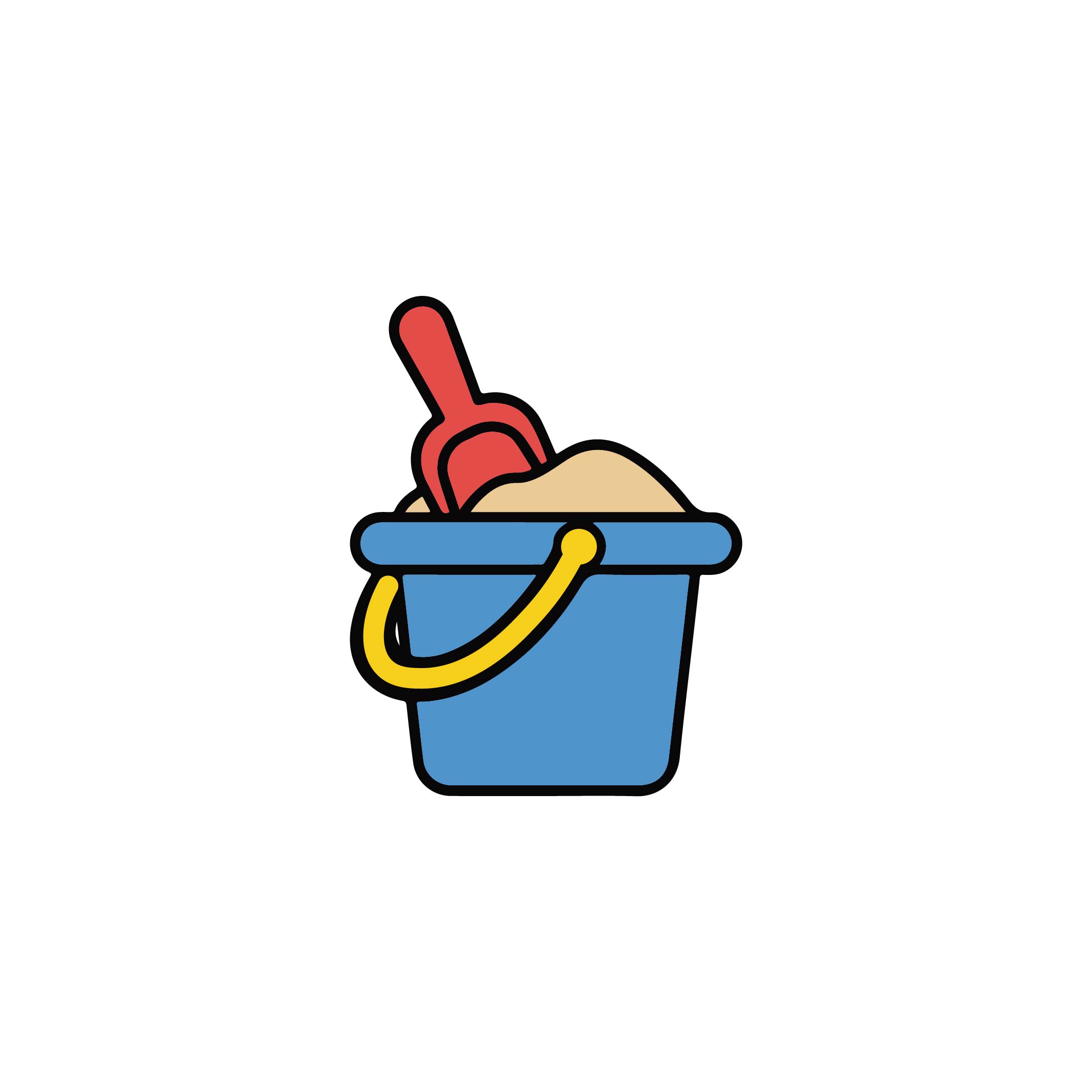 beach bucket icon: 100% High Quality Asset for 2026