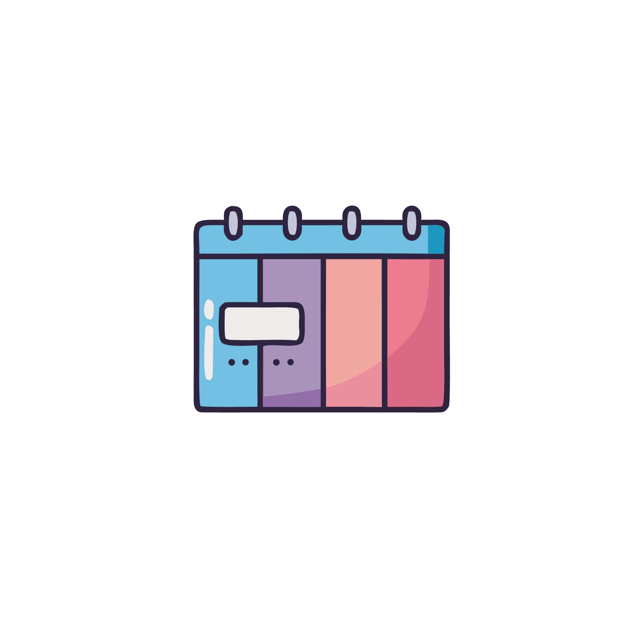 colorful calendar icon: Top 100% Creative Asset for 2026