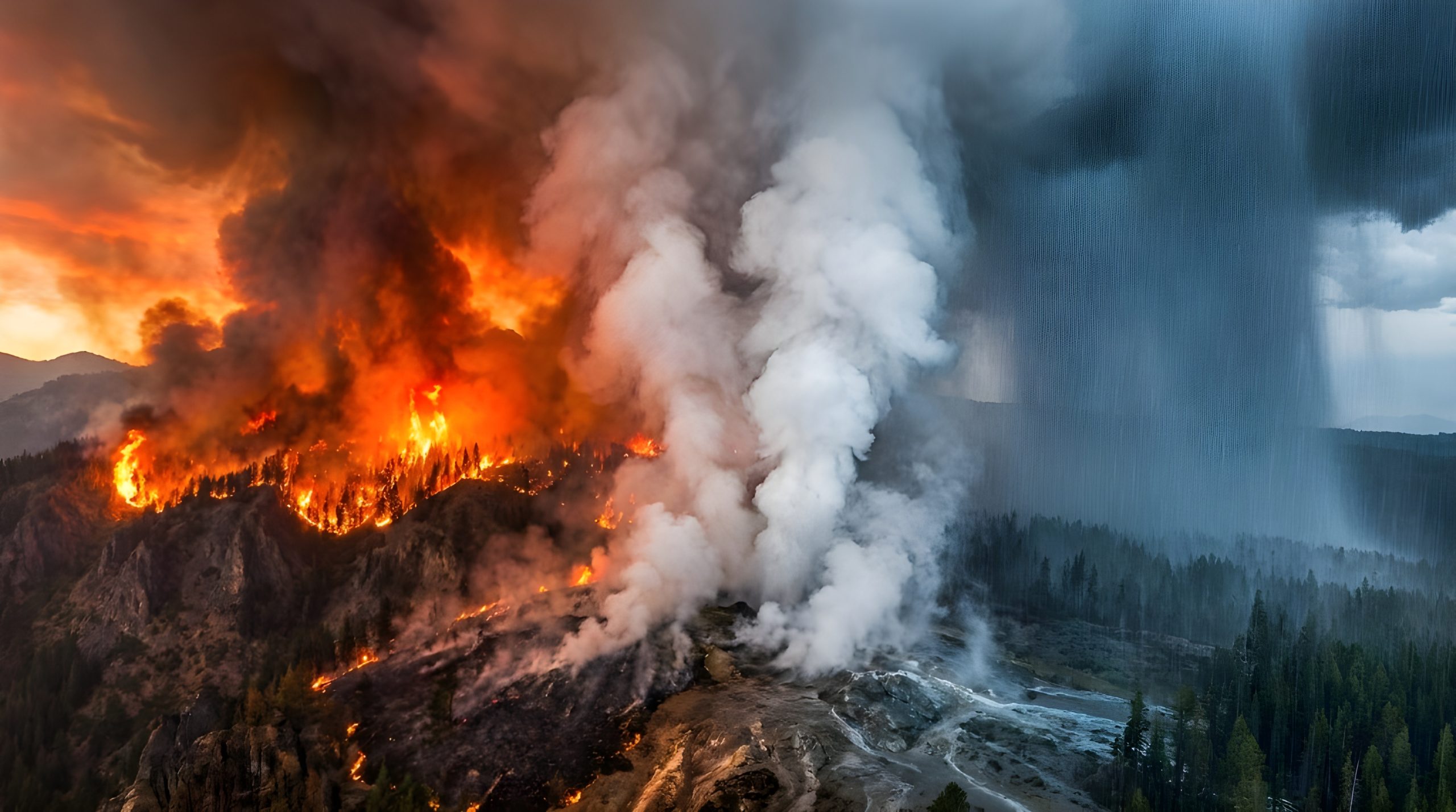 Fire and Rain Contrast: Breathtaking & Epic Nature Duel 2026