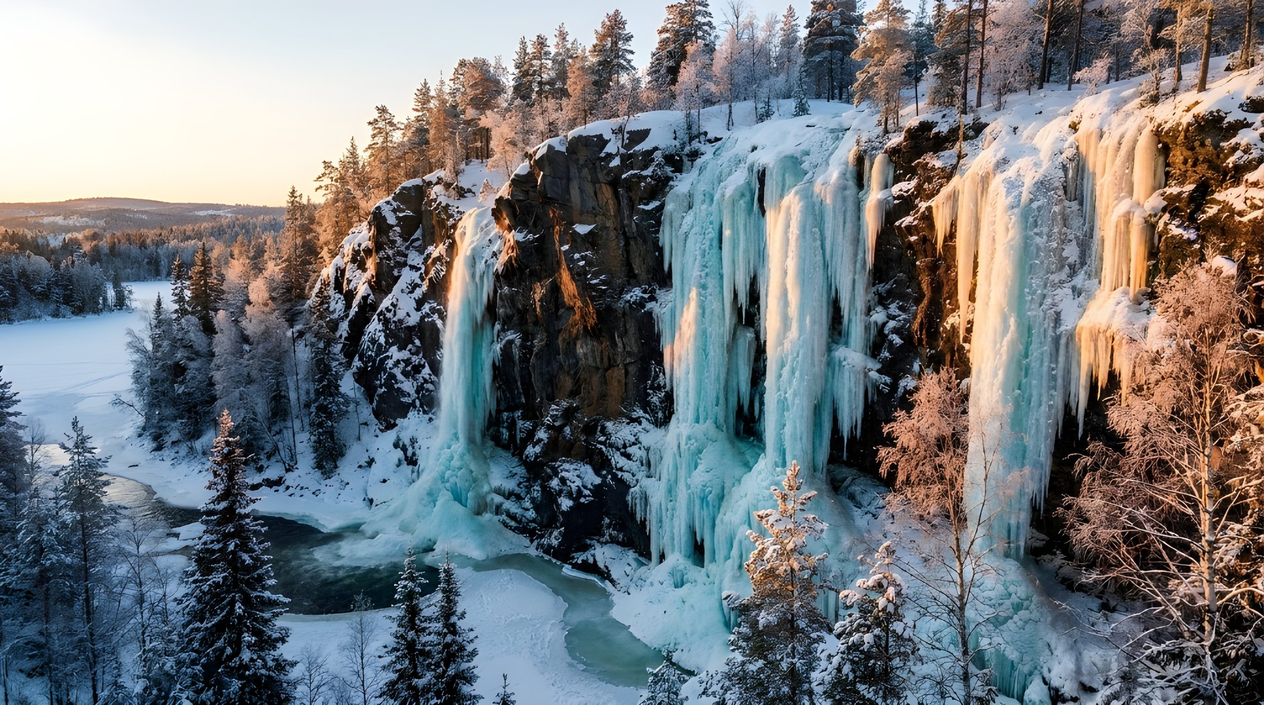 Frozen Forest Waterfall: Breathtaking & Ultimate Winter View 2026