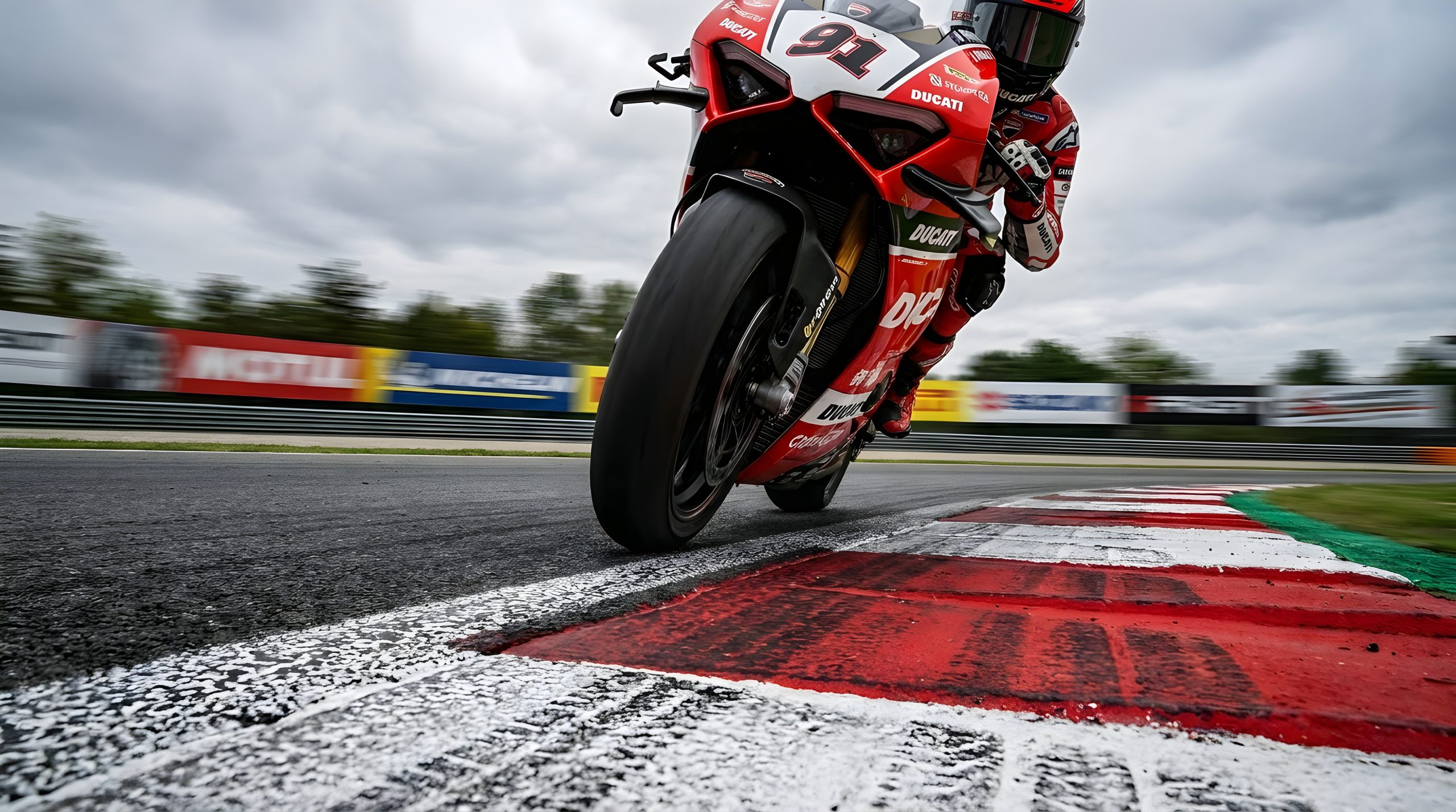 Epic Ducati Track Cornering Wallpaper 2026