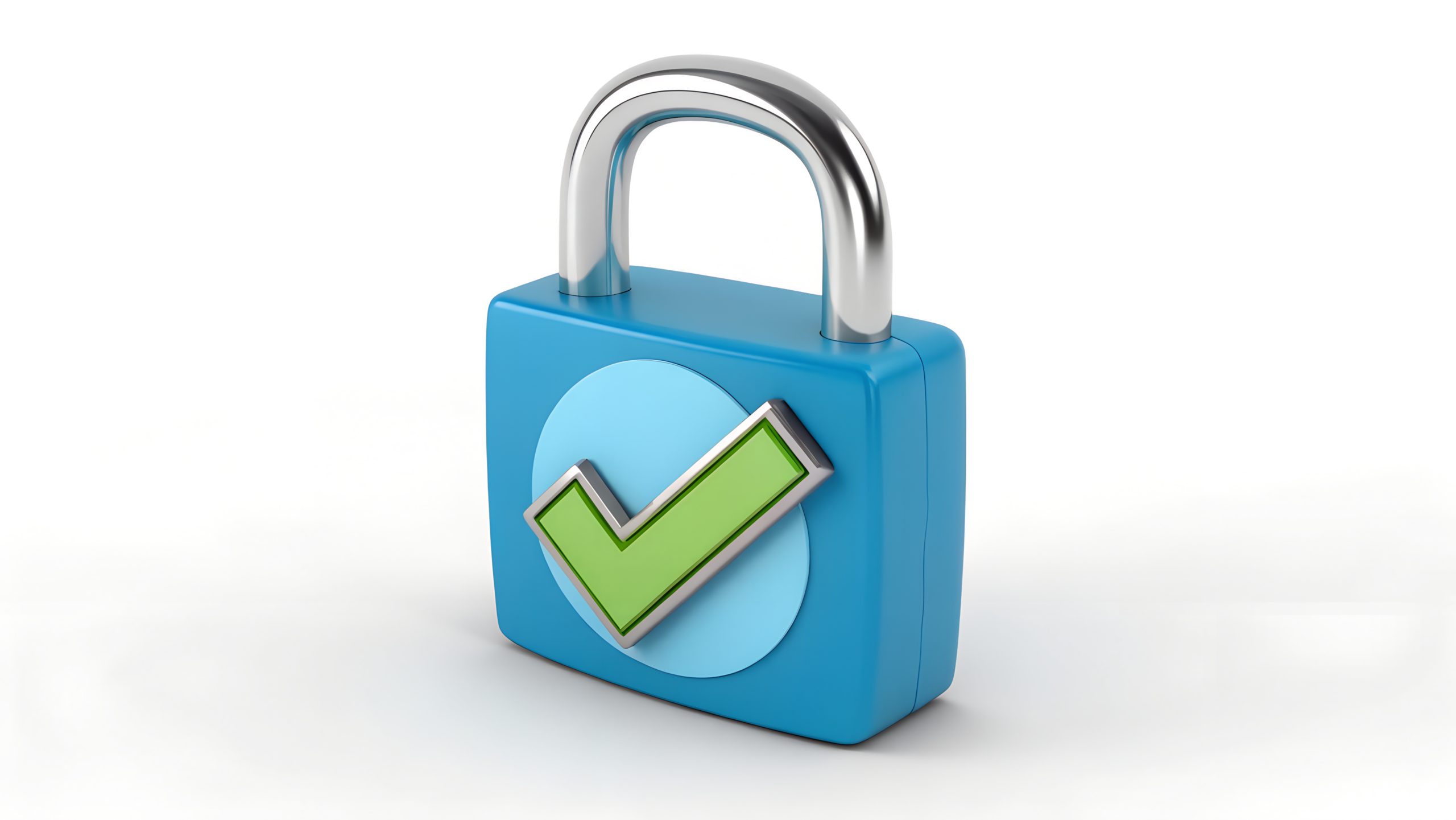 Secure Blue Padlock For A Perfect And Stunning 3D Look