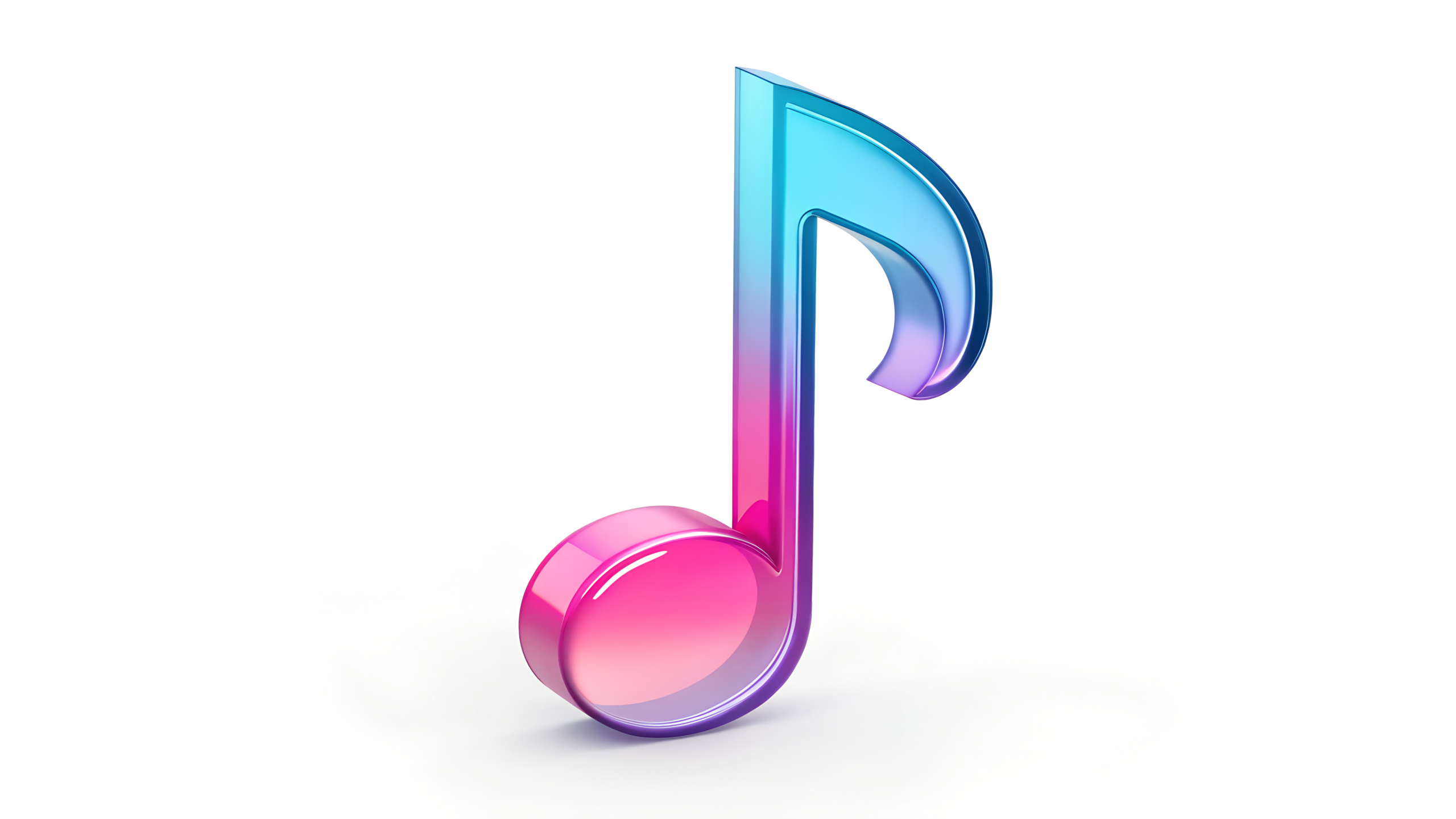 Gradient Music Note For A Perfect And Stunning 3D Look