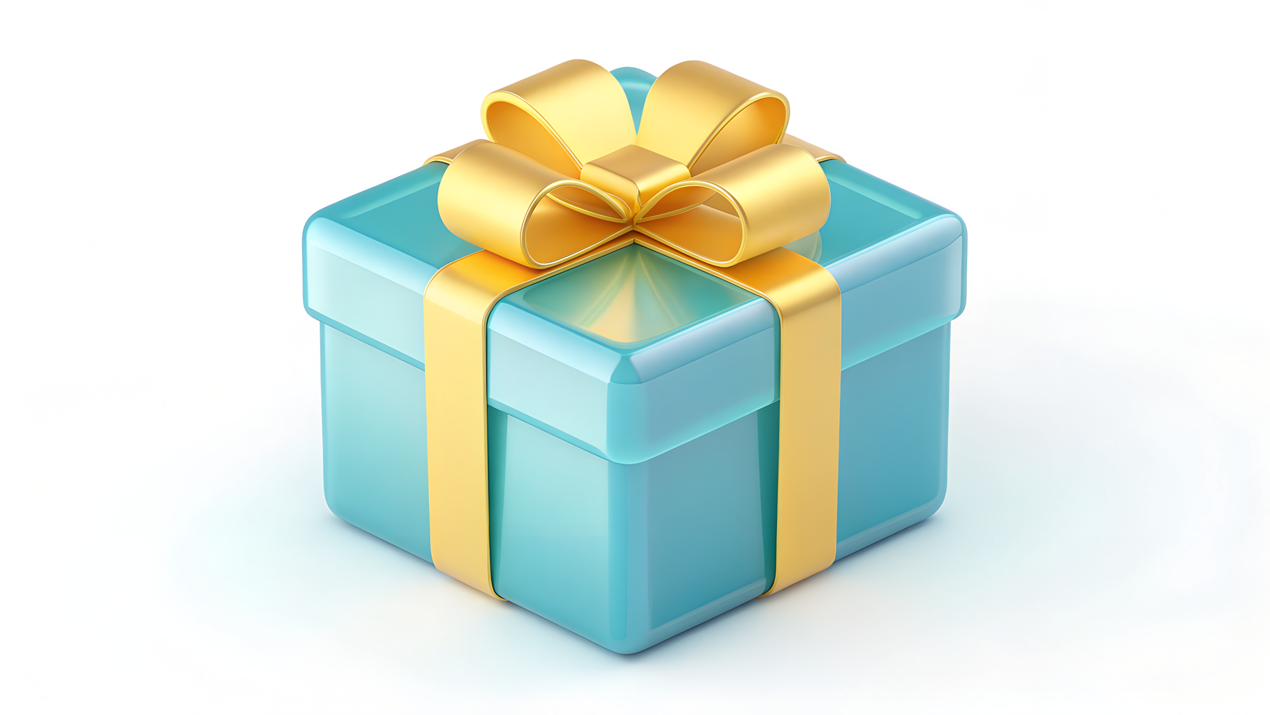 High Quality Blue Gift Box Images For A Perfect 3D Look