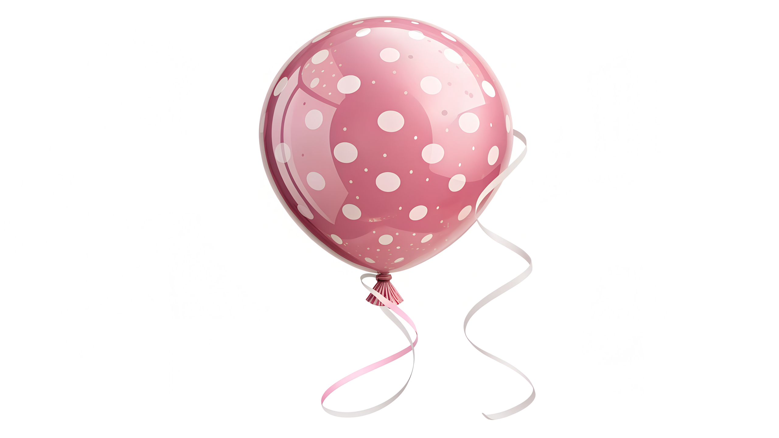 High Quality Pink Polka Dot Balloon For Stunning 3D Design