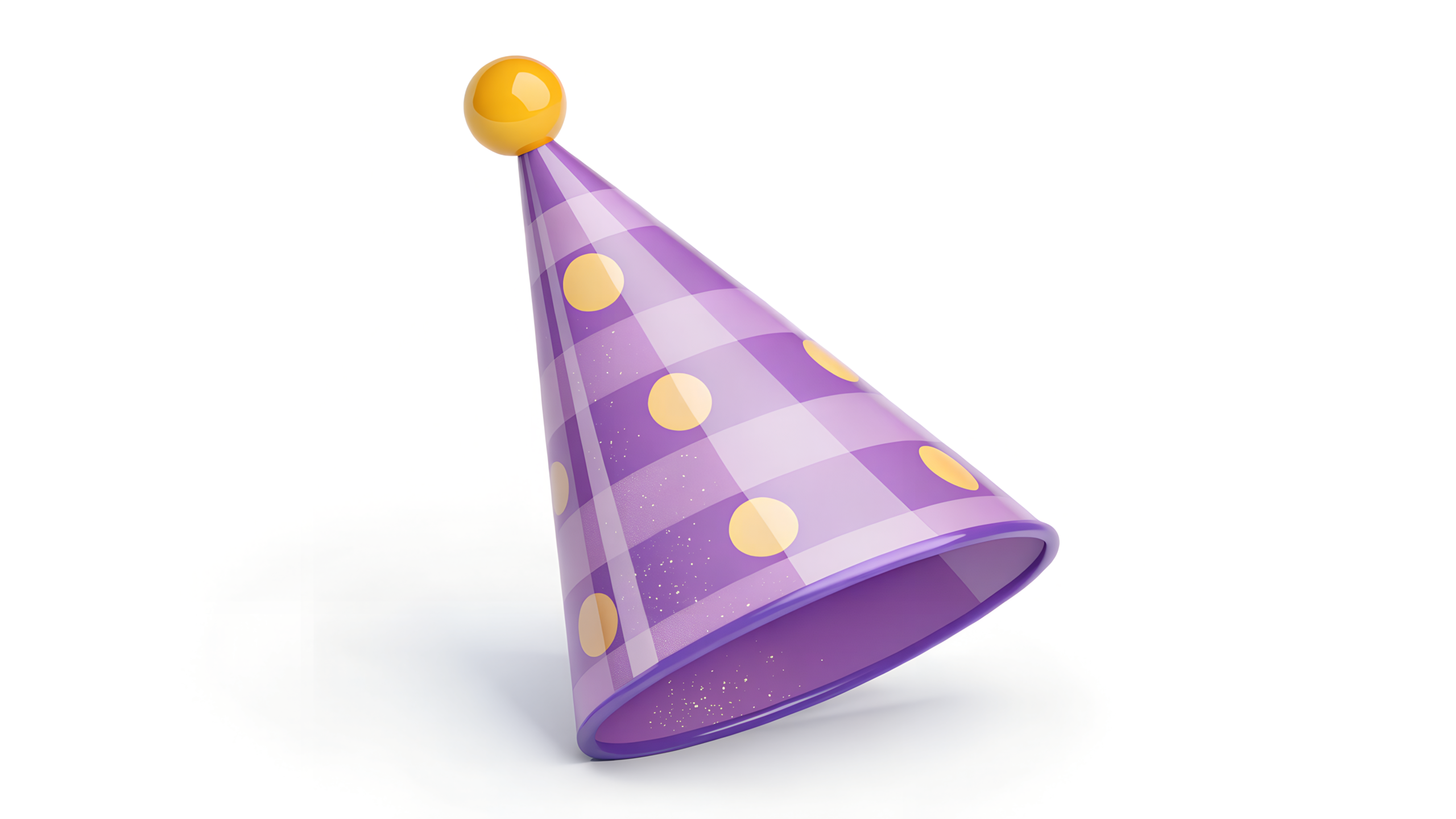 High Quality Purple Party Hat For 3D Celebration Designs