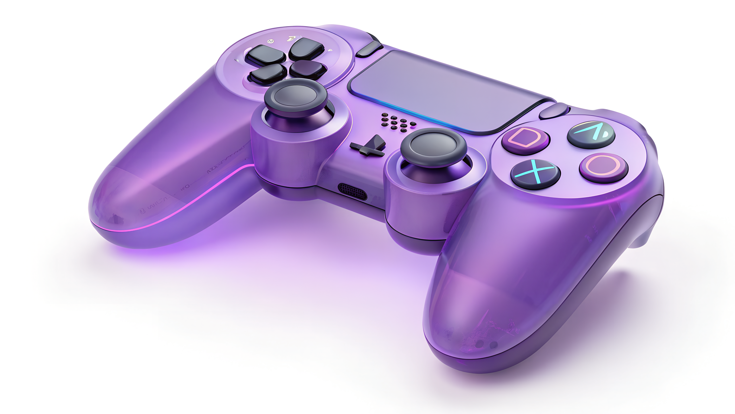 High Quality Purple Game Controller For Stunning 3D Design