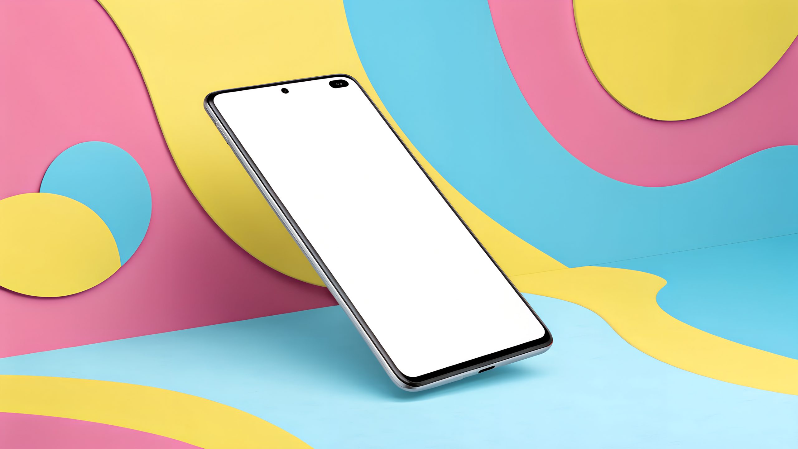 Smartphone Screen Mockup For An Ultimate And Stunning 3D UI