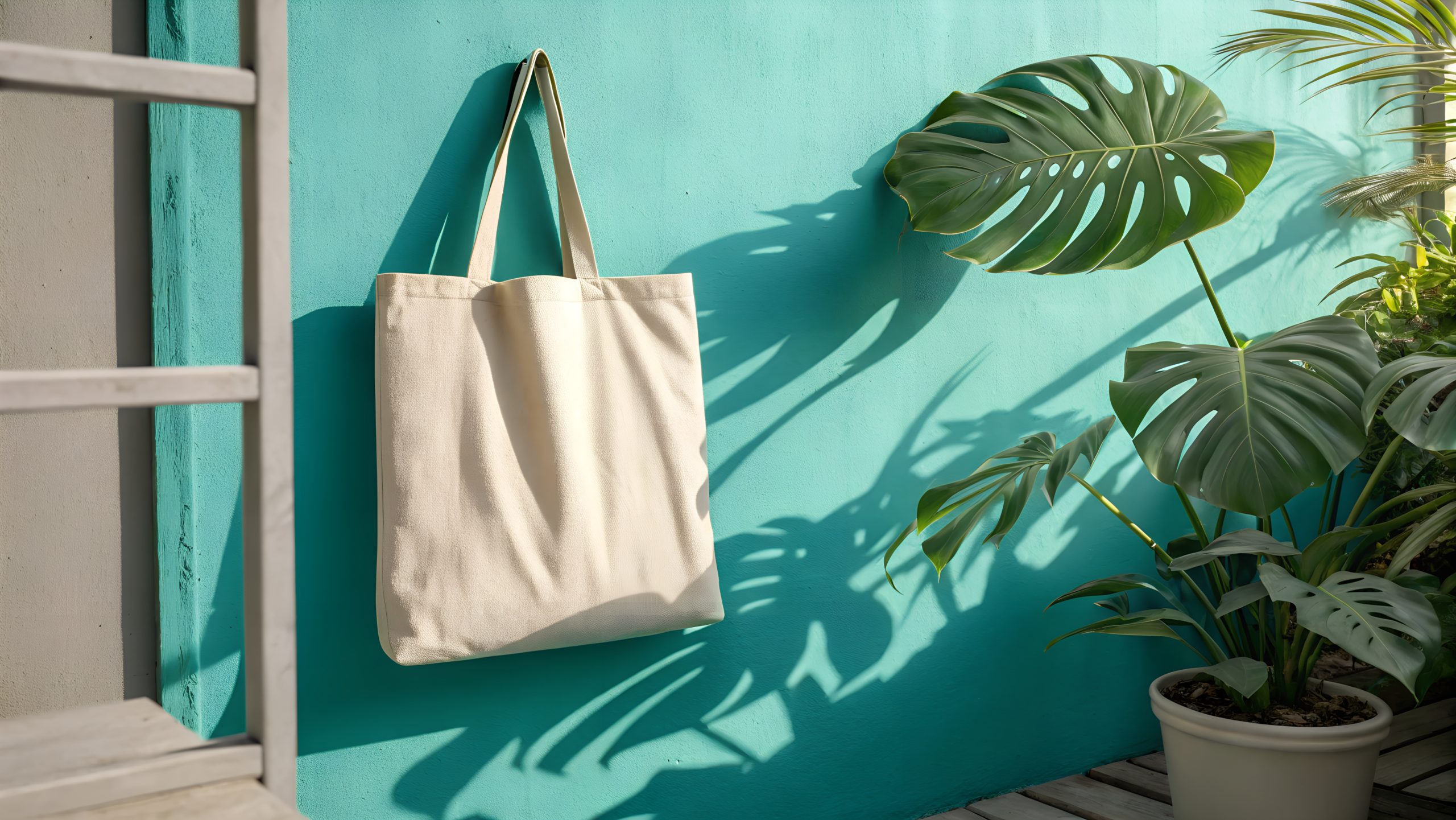 Tote Bag Mockup With 1 Ultimate And Stunning Tropical Look