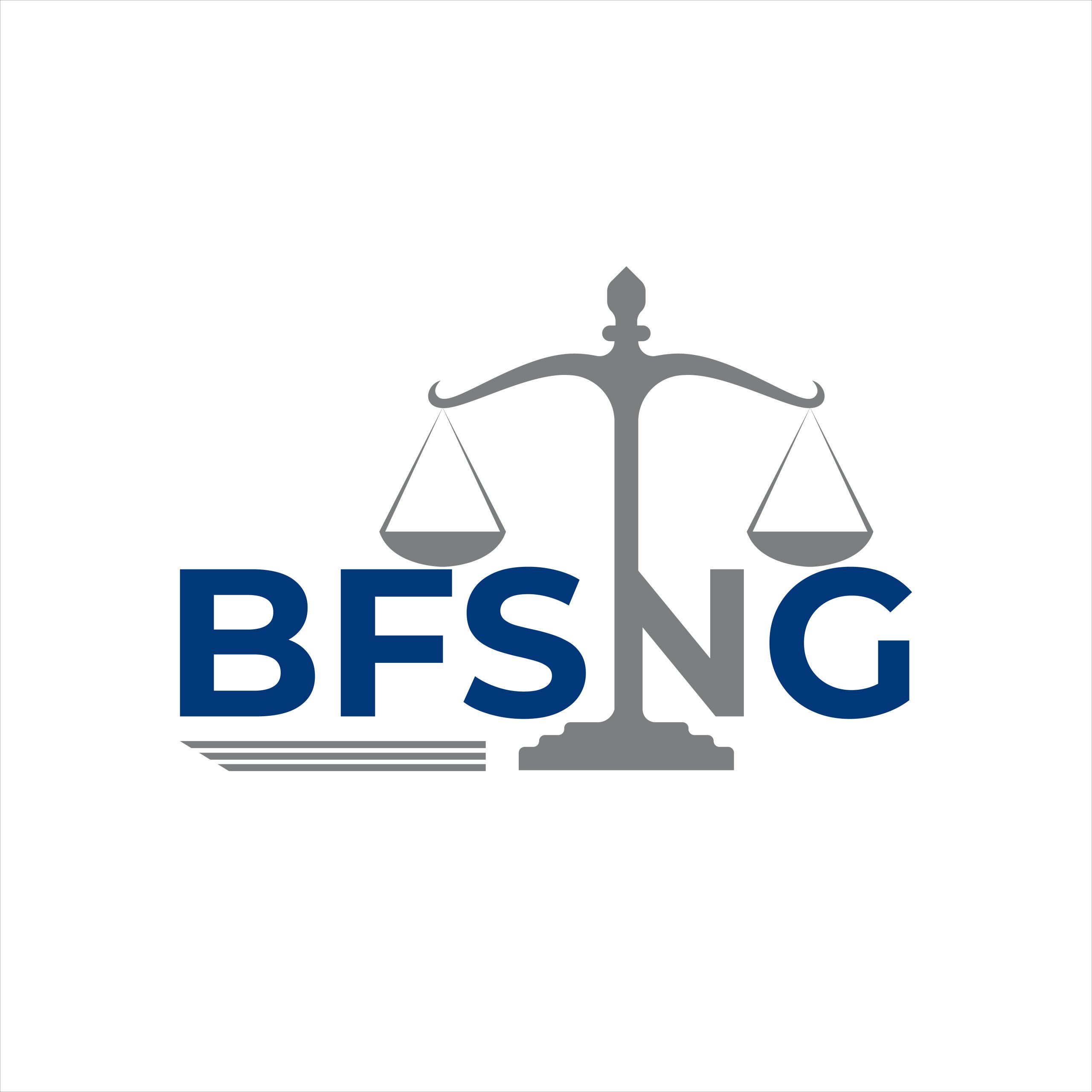 Professional Scales of Justice Logo for Law Firms