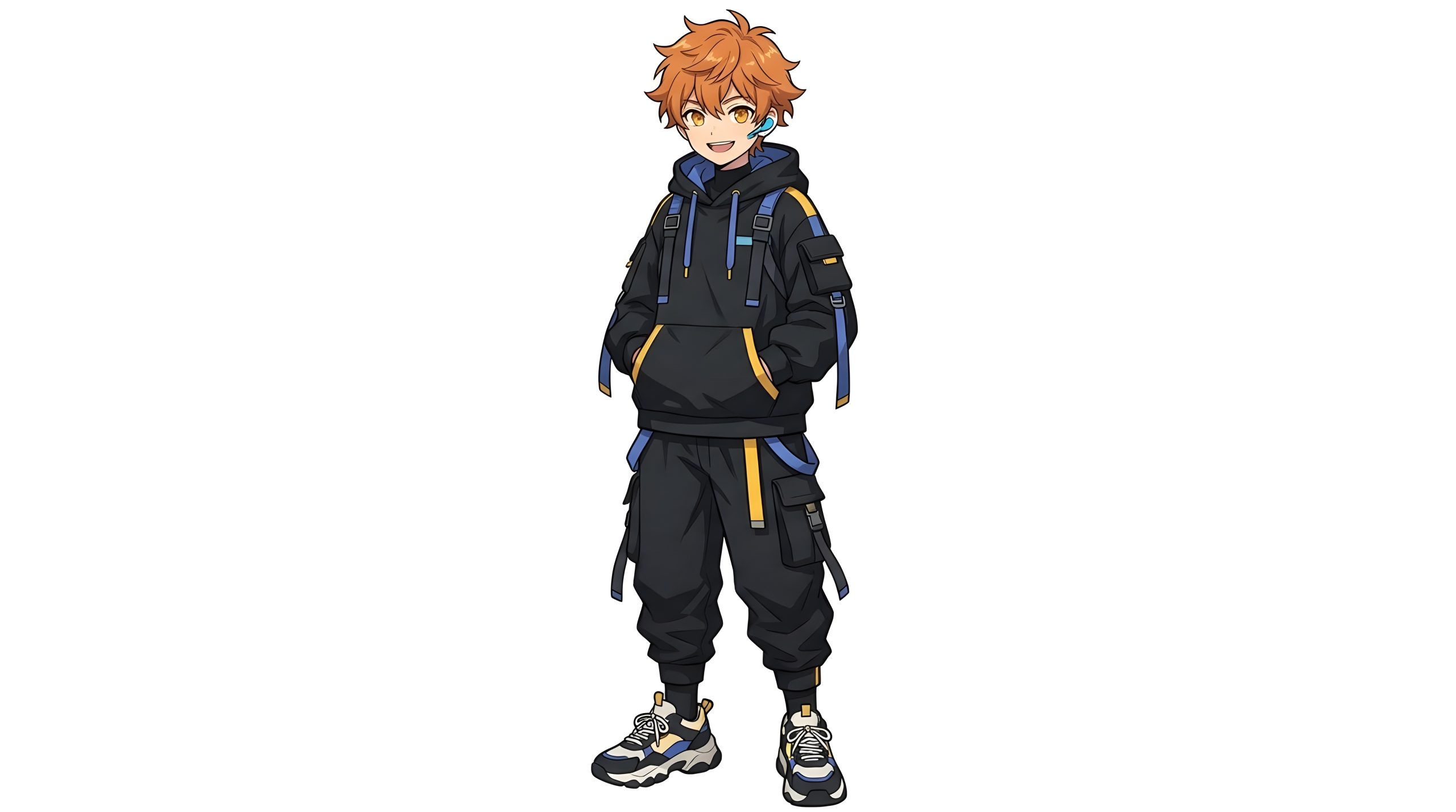 Stunning Urban Techwear Anime Boy 2026