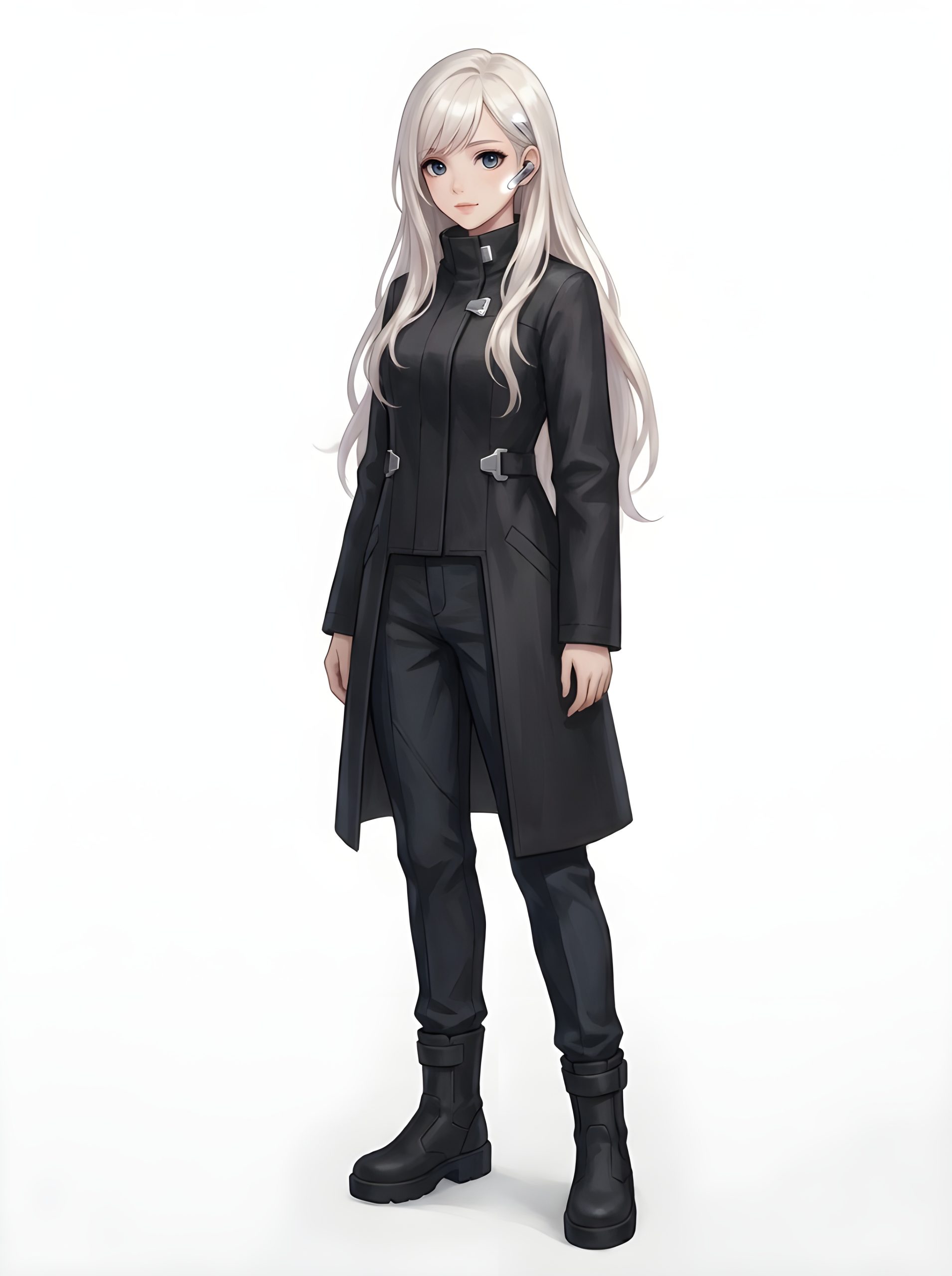 Stunning Tactical Techwear Anime Girl 2026