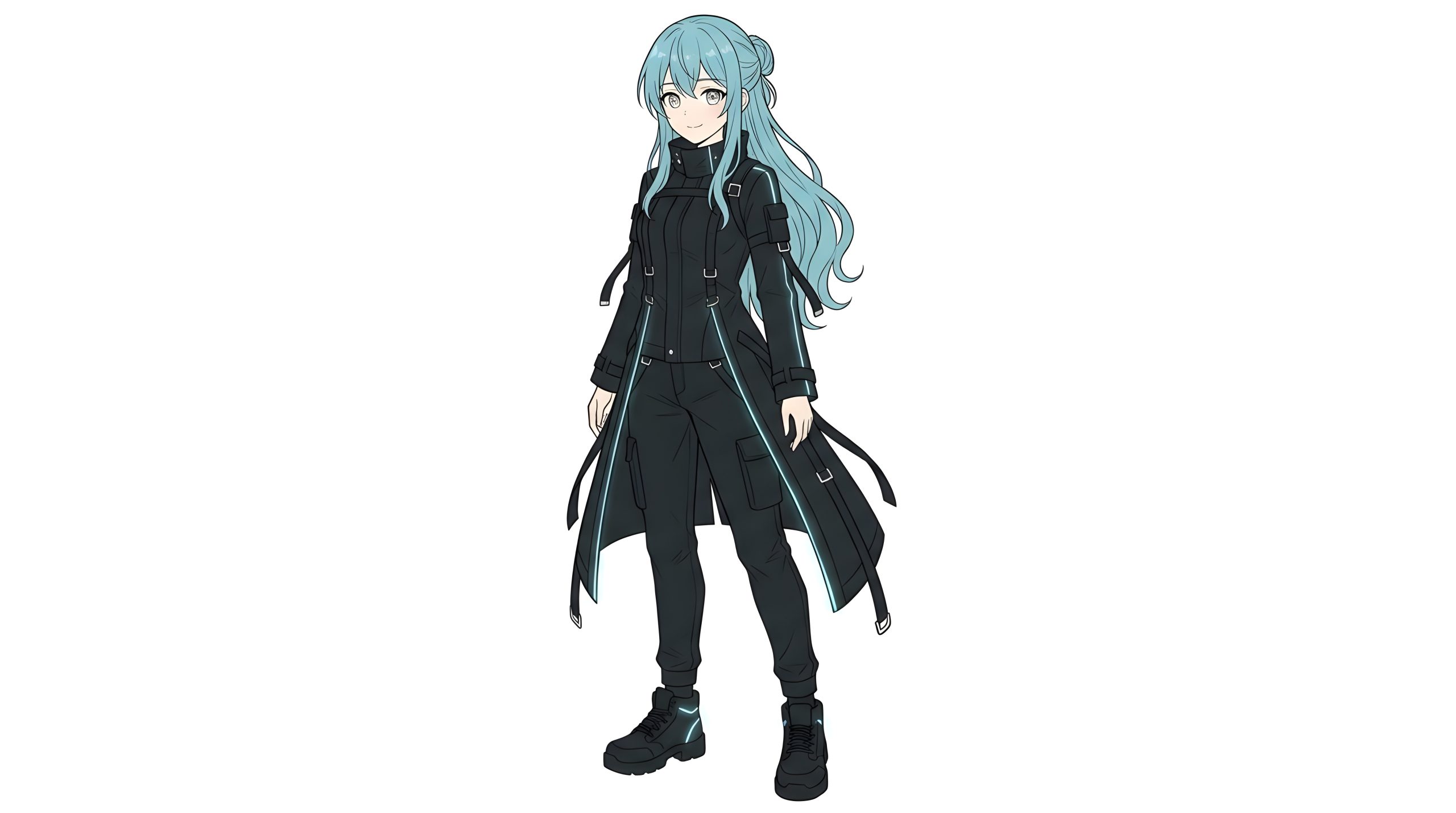 Stunning Cyberpunk Tactical Anime Girl 2026